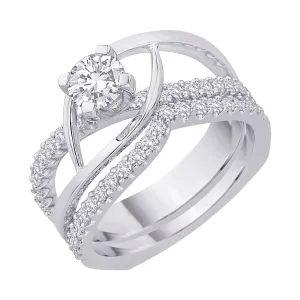 KATARINA Diamond Bridal Engagement Set (1 cttw)