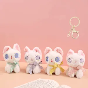 Kawaii Cat Plush Soft Toy Keychain