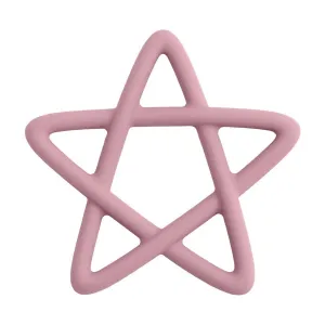 Kid-Proof Silicone Star Teether Ring