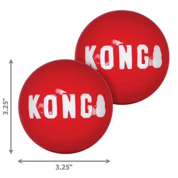 KONG Signature Ball 2-Pack Dog Toy