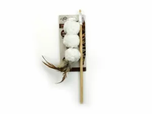 Lambswool Lamb Kebab Wand - White