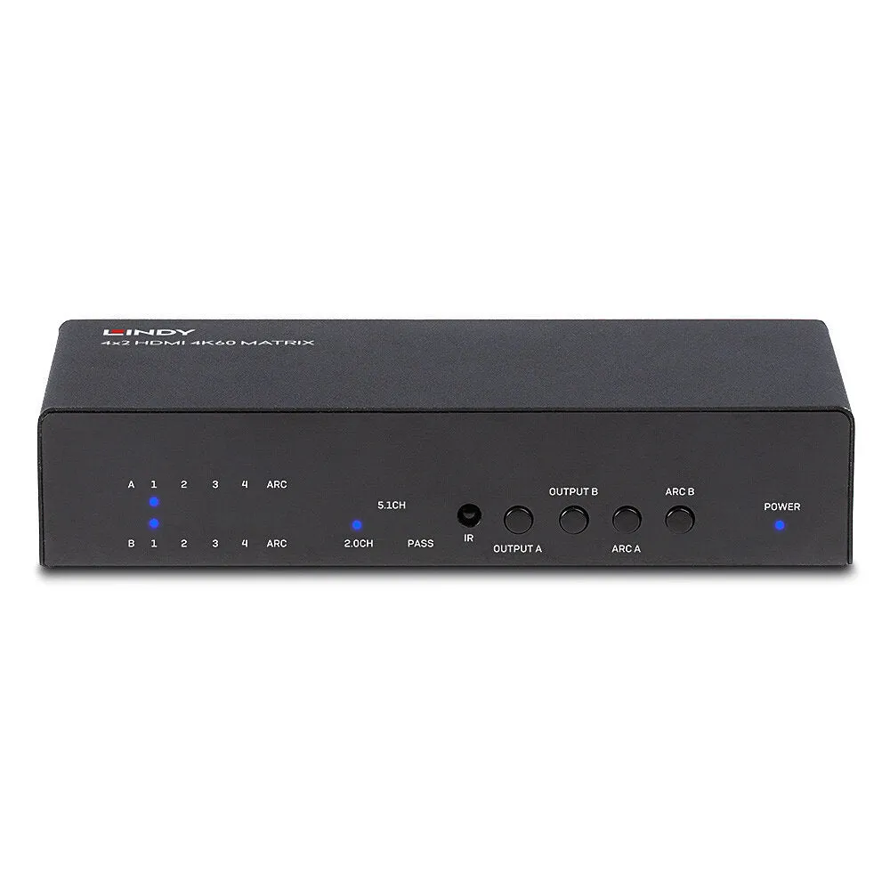 Lindy 4X2 Hdmi 2.0 18G Matrix Switch - Video/Audio Switch