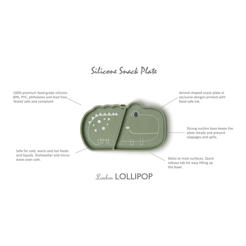 Loulou Lollipop Silicone Snack Plate