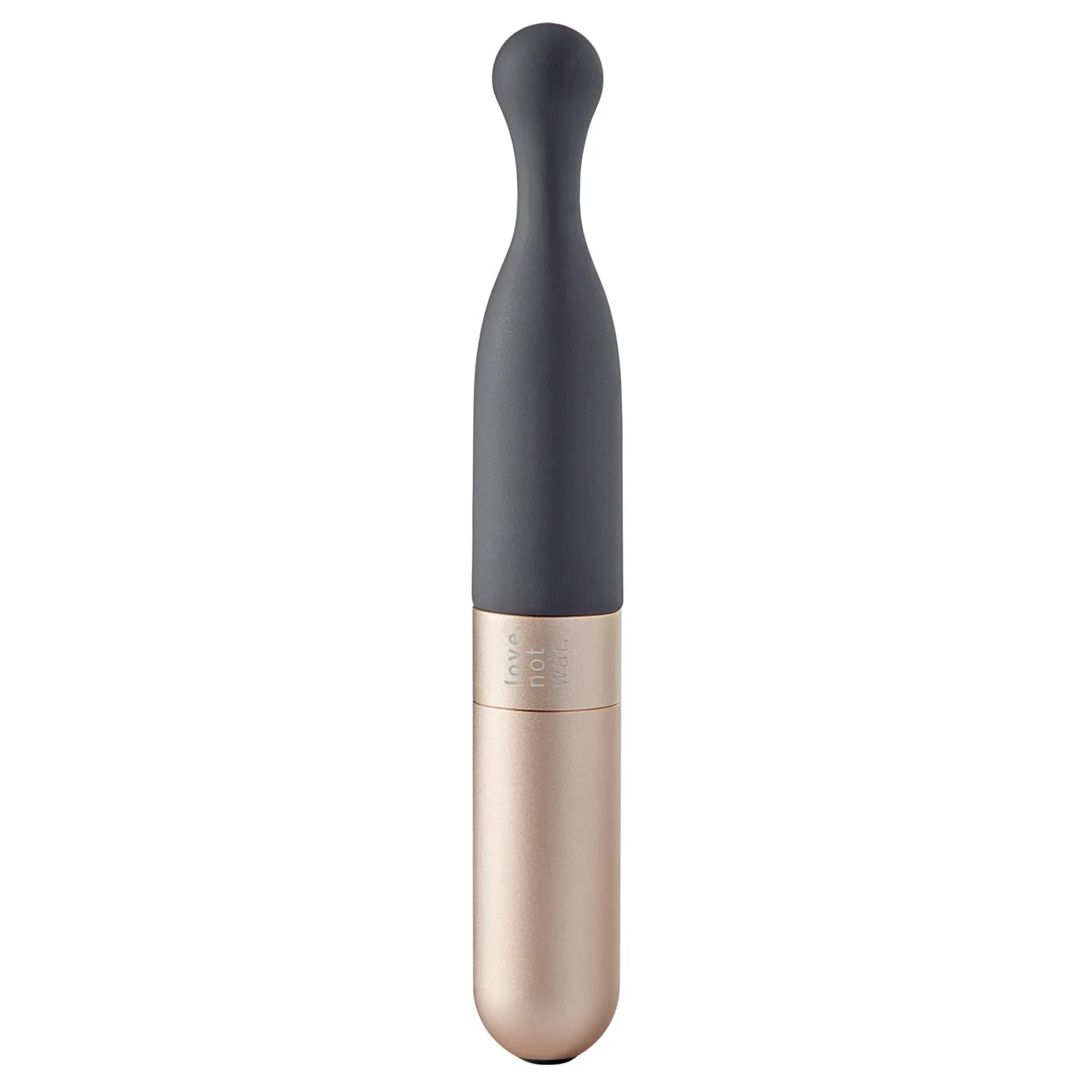 Love Not War Meile Grey Vibrator with NeoSIlicone Full Unit