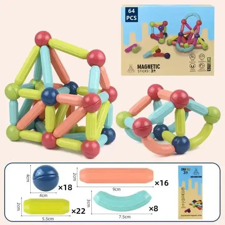 Magnetic Blocks for Creative Play