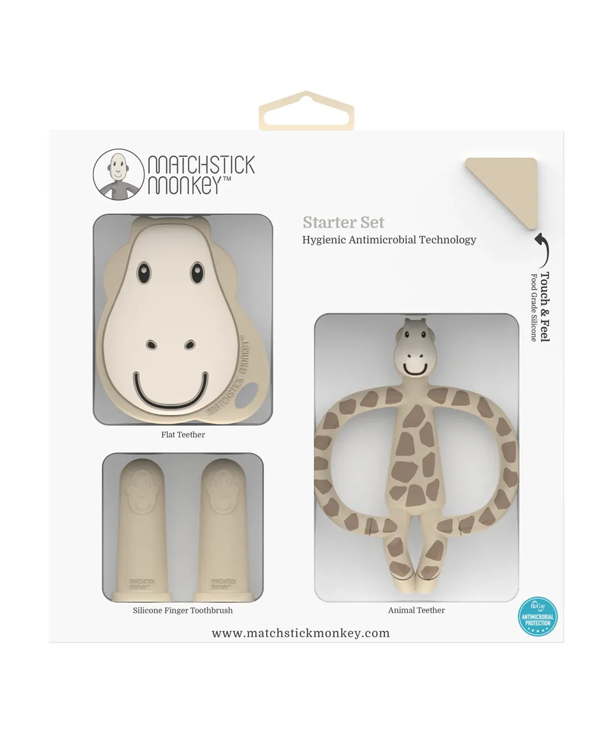 Matchstick Monkey Teething Starter Set - Gigi Giraffe