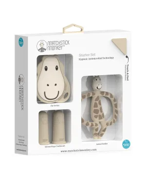 Matchstick Monkey Teething Starter Set - Gigi Giraffe