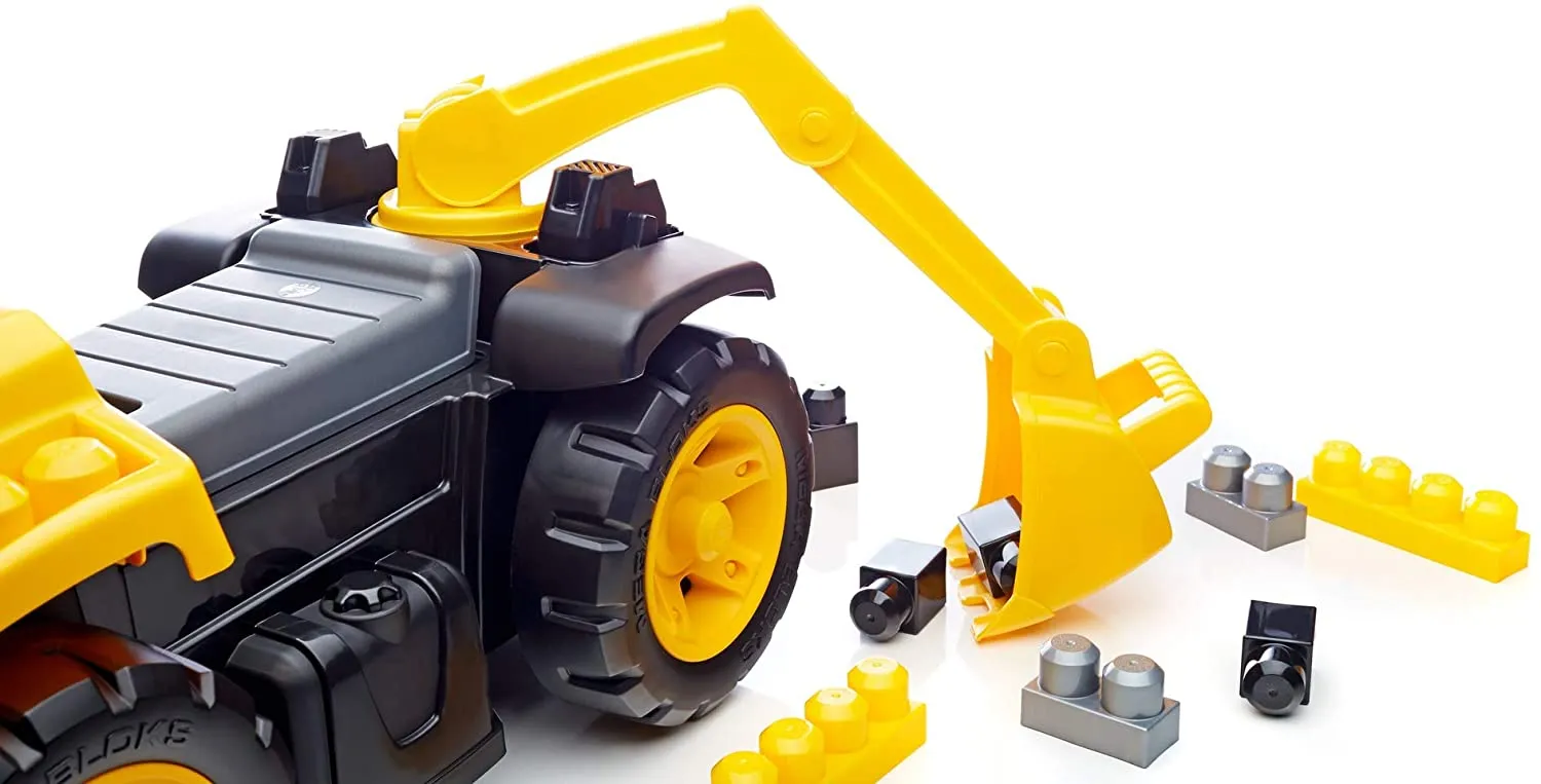 Mega Bloks CAT 3-in-1 Ride-On with Big Building Blocks