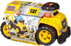 Mega Bloks CAT 3-in-1 Ride-On with Big Building Blocks