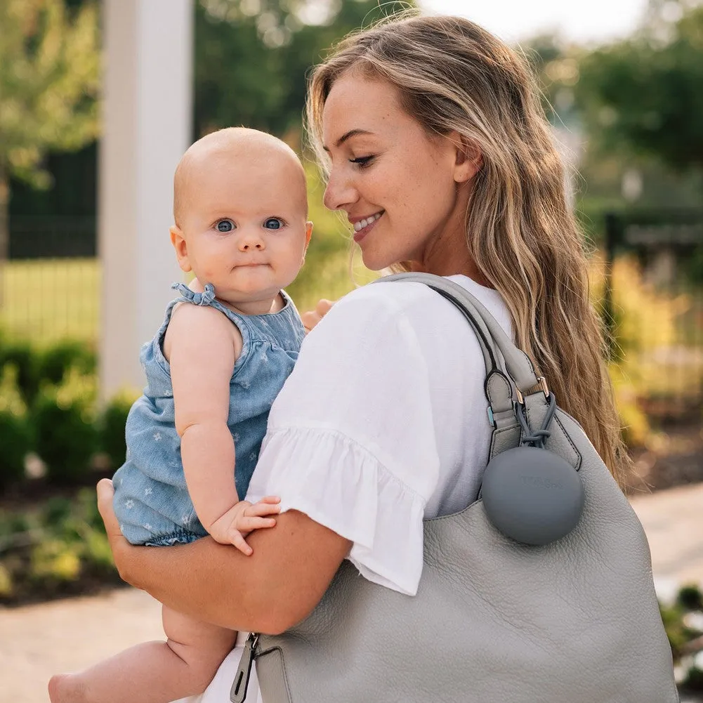 Milk Snob Calm n' Cuddle Cubby Pacifier Holder - Stone