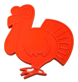 MuttsKickButt Turkey-shaped Ultra Durable Dog Chew Toy