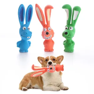 Naughty Rabbit Latex Dog Chew Toy