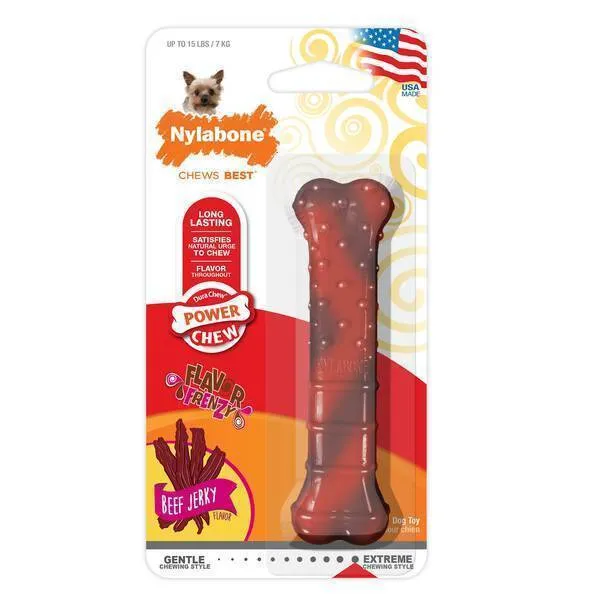 Nylabone Dura Chew Power Chew Textured Beef Jerky Petite