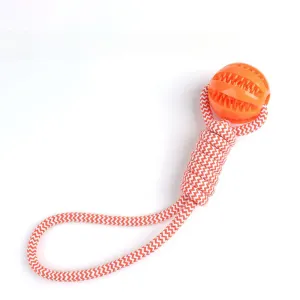 Petkin - Large Dog Interactive Rope Ball Toy