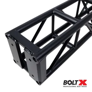 ProX 4 Ft. BoltX Black Bolted 12 Inch Professional Box Truss Segment | 3mm Wall – Black Finish