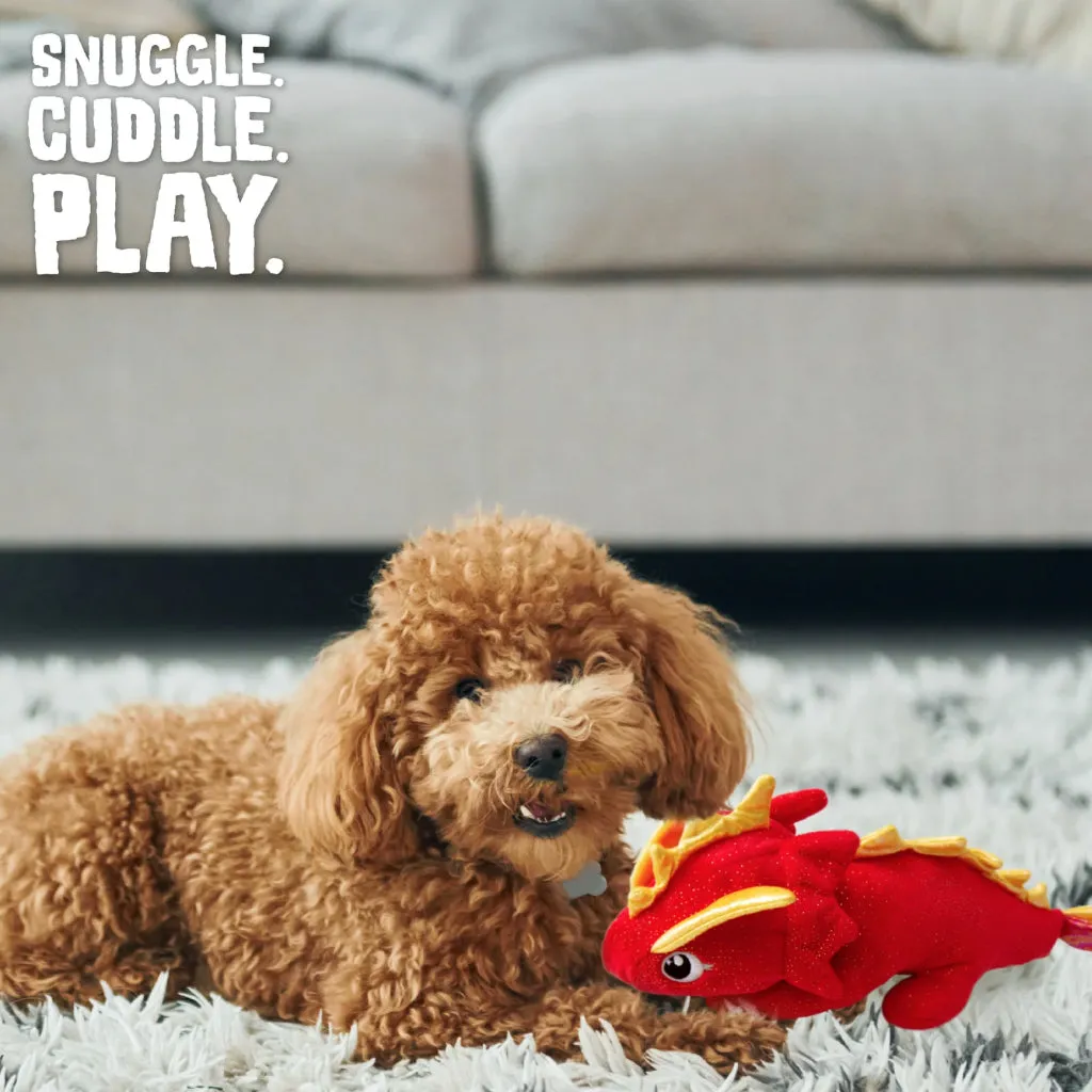 Snugarooz Fire the Dragon Soft Plush Dog Toy