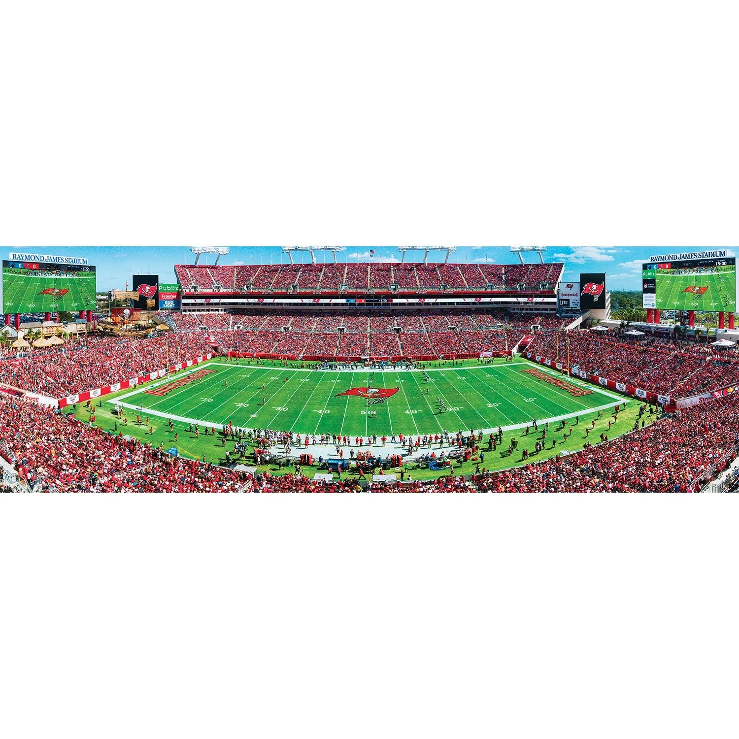 Tampa Bay Buccaneers - 1000 Piece Panoramic Jigsaw Puzzle